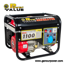 Power Value 1KW 1500 generador de gasolina con CE
